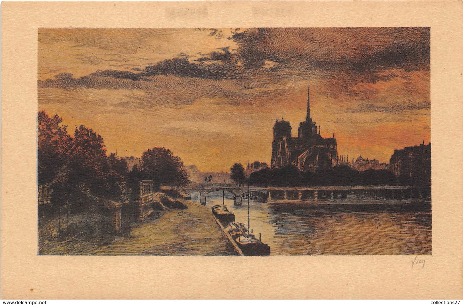 PARIS- NOTRE-DAME- EPREUVE DE CARTE POSTALE - Notre Dame Von Paris