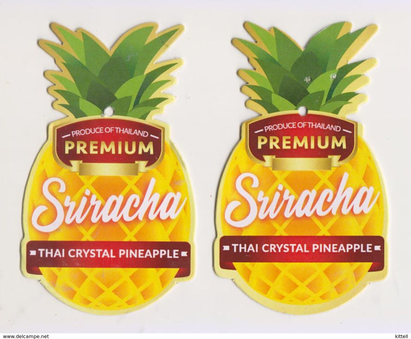 Fruit Label Pineapple Thailand - Fruits Et Légumes