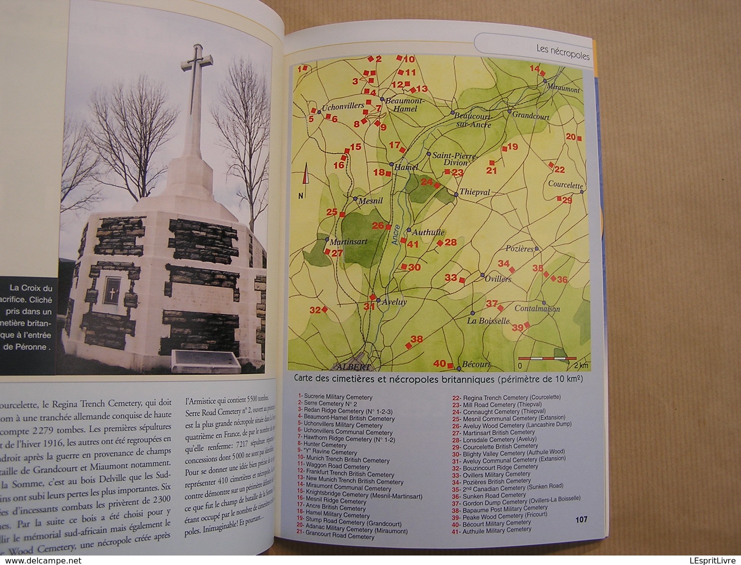 GUIDE DE LA SOMME Lieux de Combats 14 18 Le Magazine de la Grande Guerre H S Poilus Cimetière Monument Nécropoles