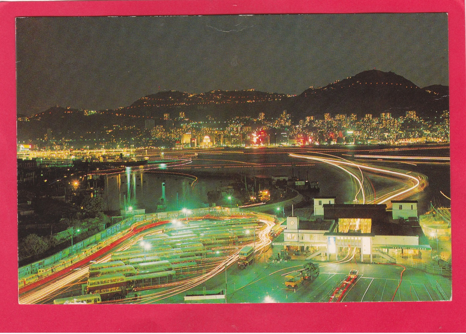 Modern Post Card Of Hong Kong Island And Kowloon`s Jordan Road,China (Hong Kong),L59. - China (Hongkong)