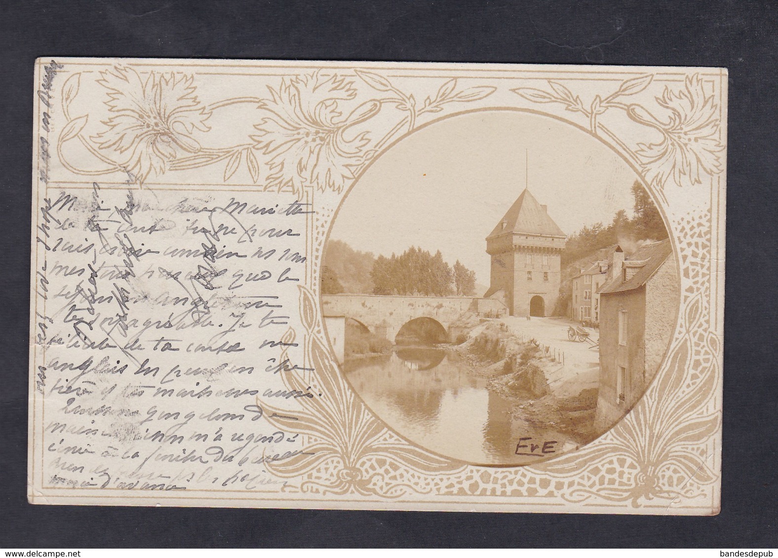 Carte Photo écrite Et Postée De Gingelom Décor Art Nouveau - Gingelom