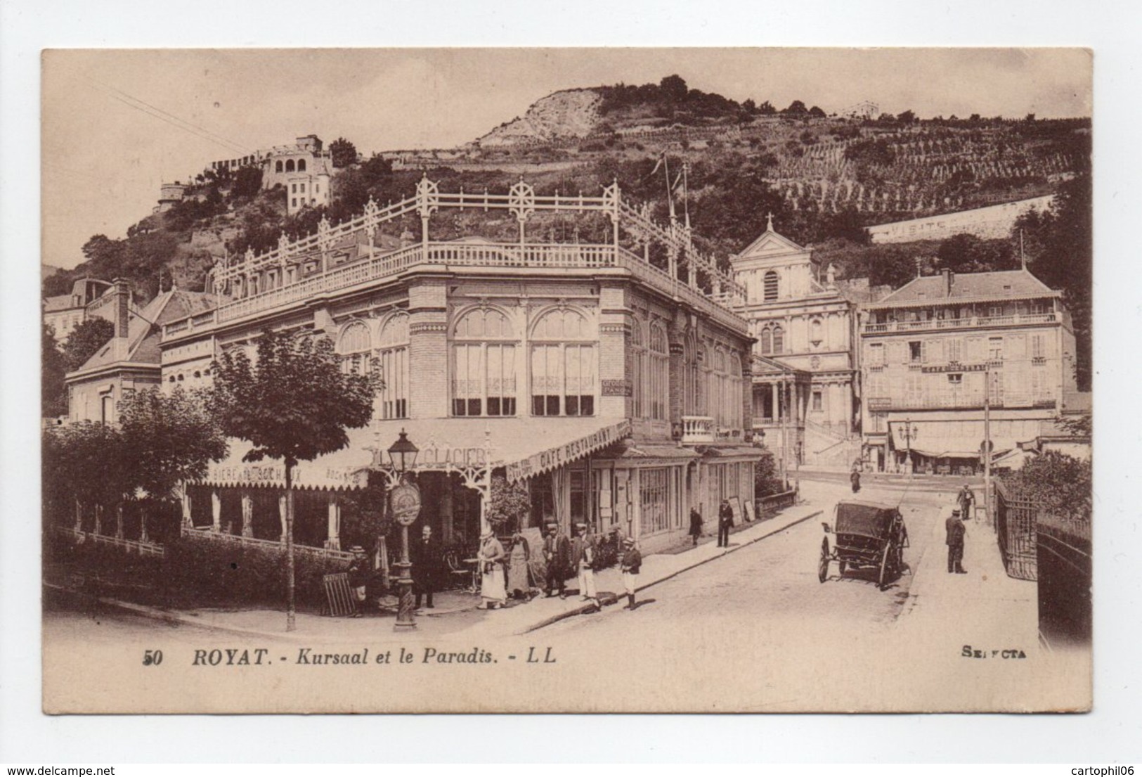 - CPA ROYAT (63) - Kursaal Et Le Paradis (avec Personnages) - Editions Lévy N° 50 - - Royat