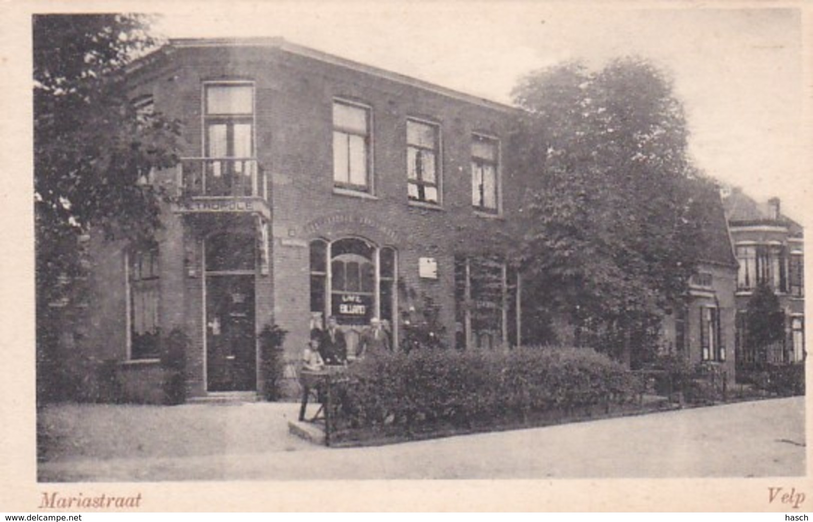 2604      28           Velp, Mariastraat. Met Cafe Biljard Metropole. (De Naam Mariastraat Bestaat Nu Niet Meer, - Velp / Rozendaal