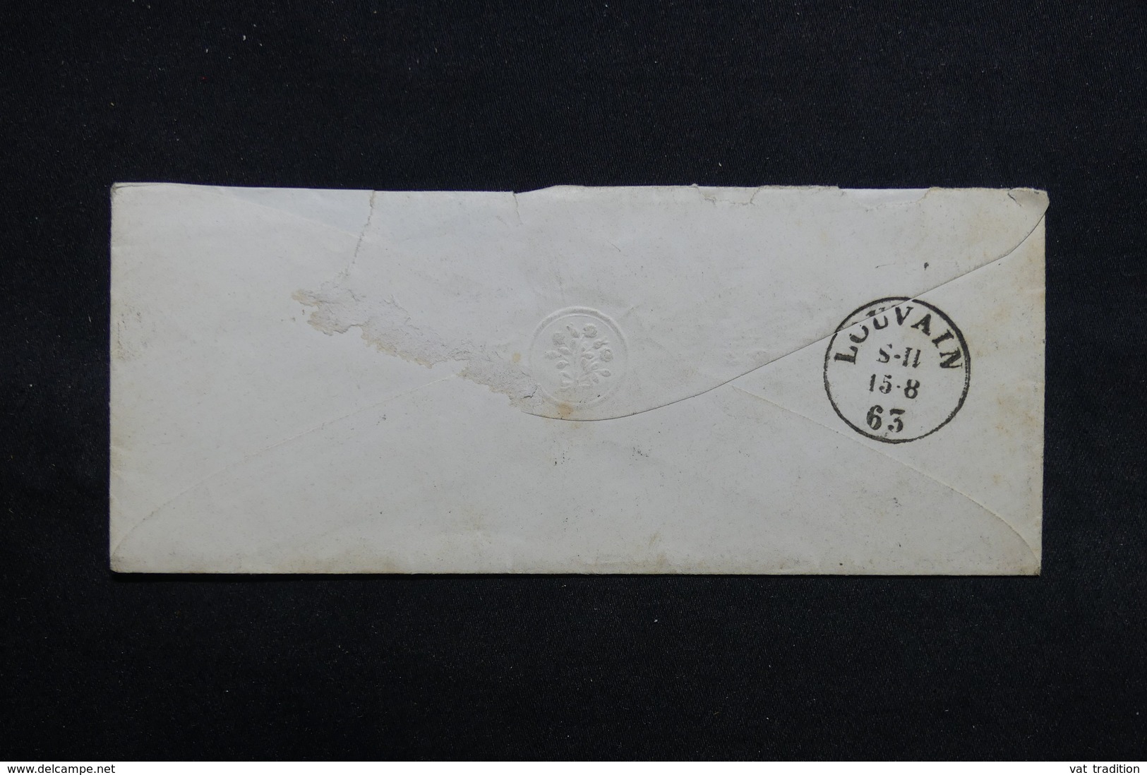 BELGIQUE - Lot de 4 enveloppes période 1856 /1863 , même archive - L 31730