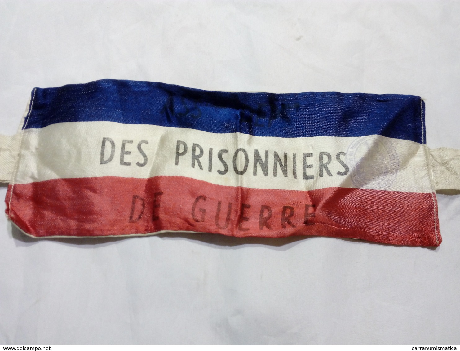 FRANCE - BRASSARD De L' Association Départementale Des PRISONNIERS De GUERRE (26x10 Cm) - Ecussons Tissu