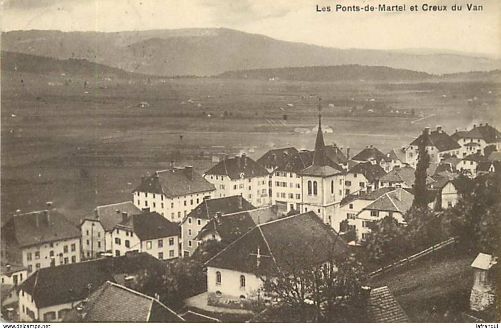 Pays Div- Ref U33- Suisse - Les Ponts De Martel Et Creux Du Van  - - Ponts-de-Martel