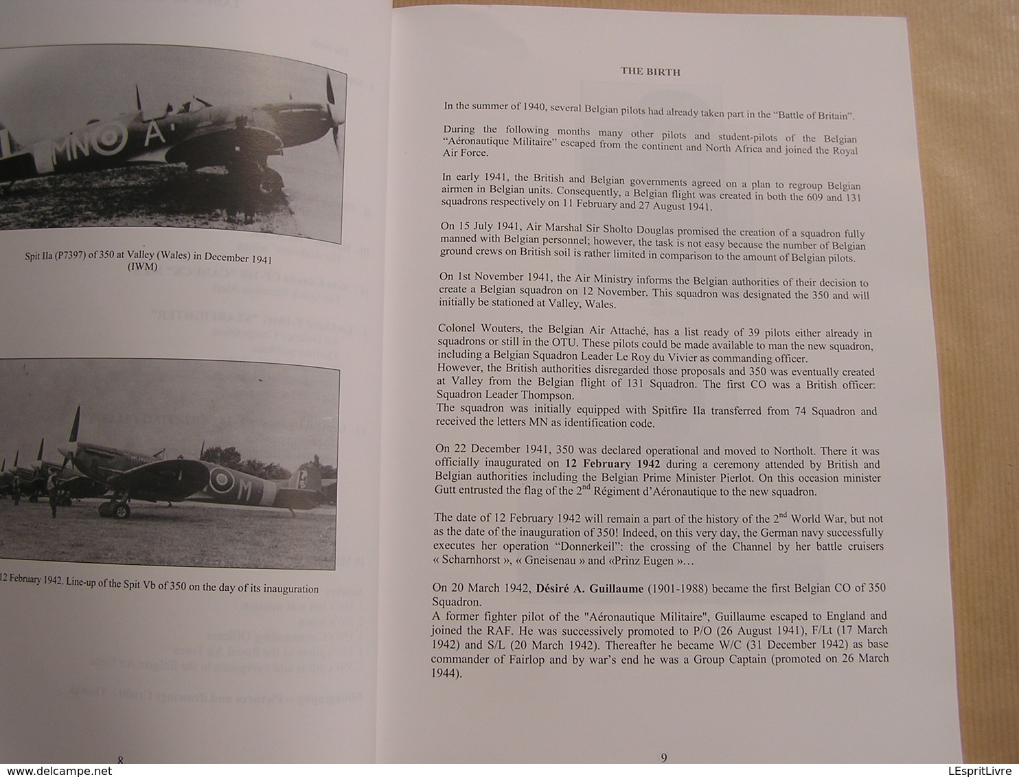 350 FIGHTER SQUADRON 1941 2011 A Pictorial History BAF Belgian Air Force Beauvechain Florennes Aviation Avion Aircraft - Autres & Non Classés