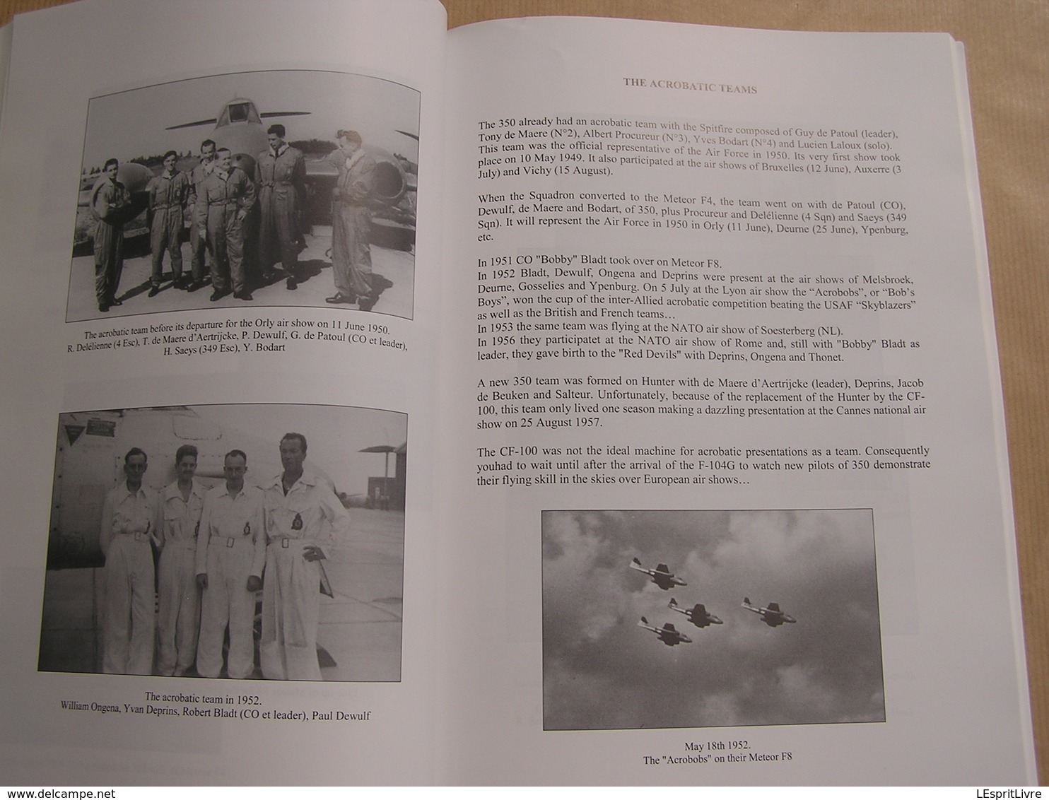 350 FIGHTER SQUADRON 1941 2011 A Pictorial History BAF Belgian Air Force Beauvechain Florennes Aviation Avion Aircraft