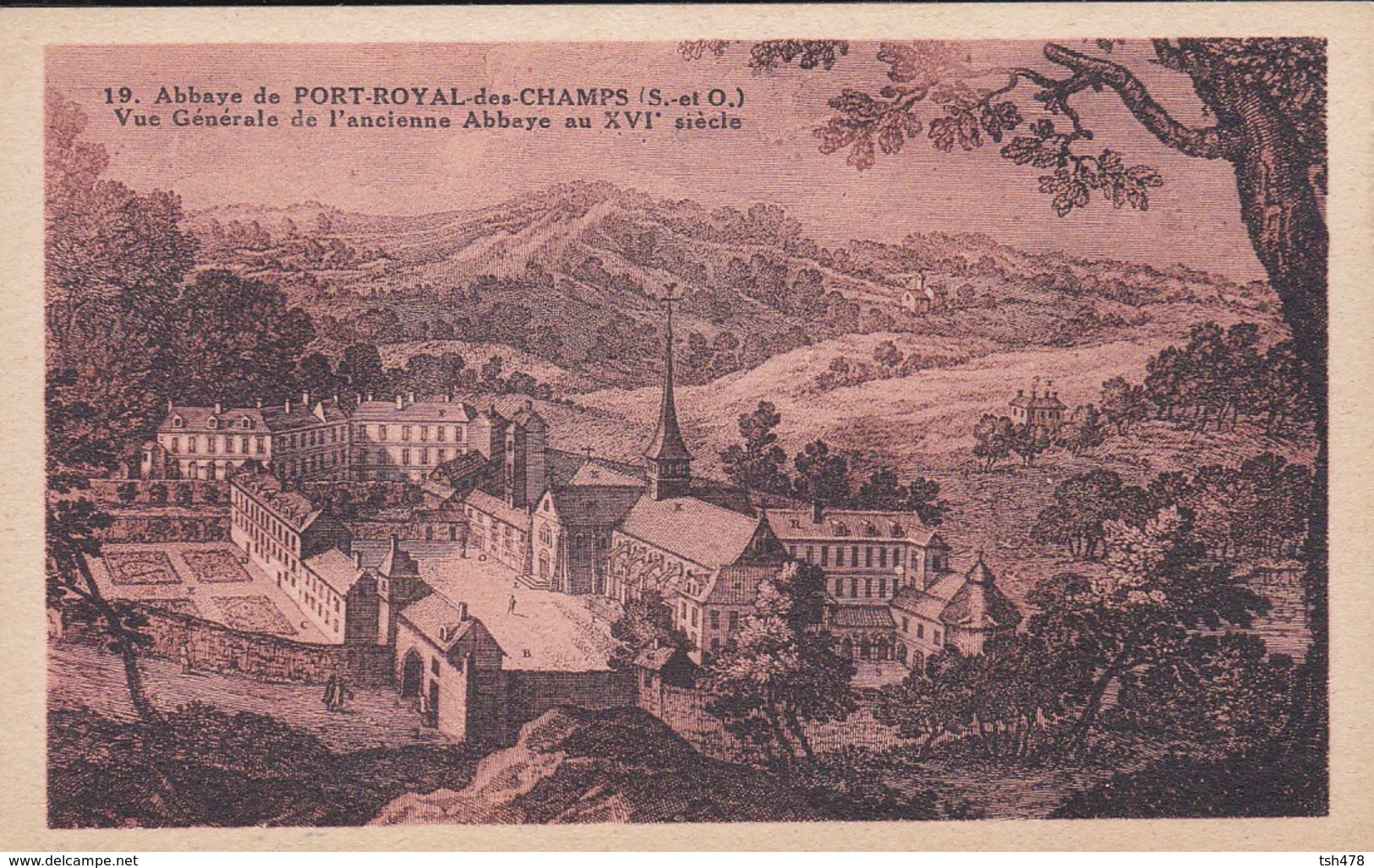 78----MAGNY LES HAMEAUX--abbaye De Port-royal-des-champs--vue Générale De L'ancienne Abbaye--voir 2 Scans - Magny-les-Hameaux