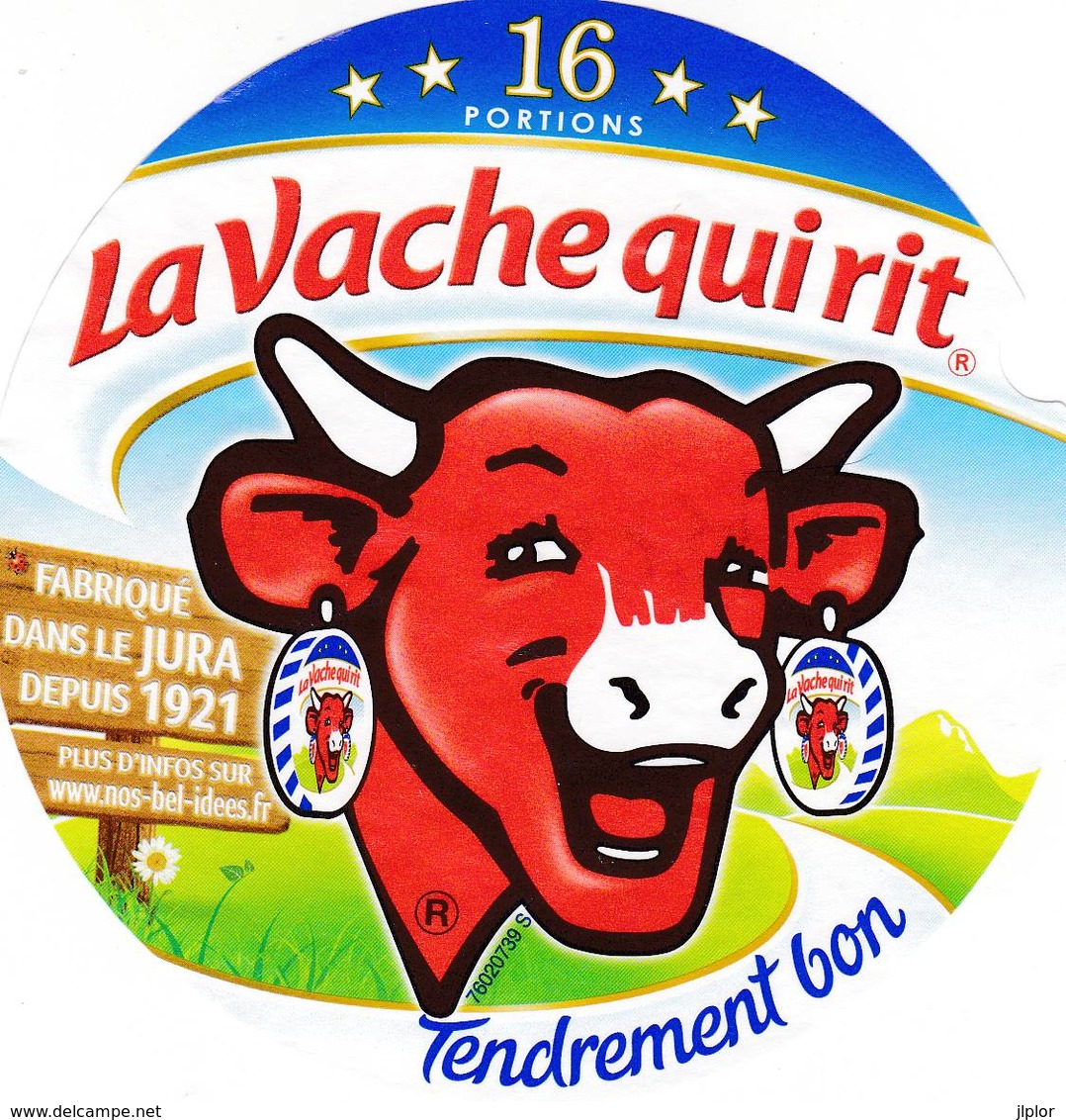 ETIQUETTE FROMAGE VACHE QUI RIT - 16 PORTIONS NUM 760 20739 S - Käse