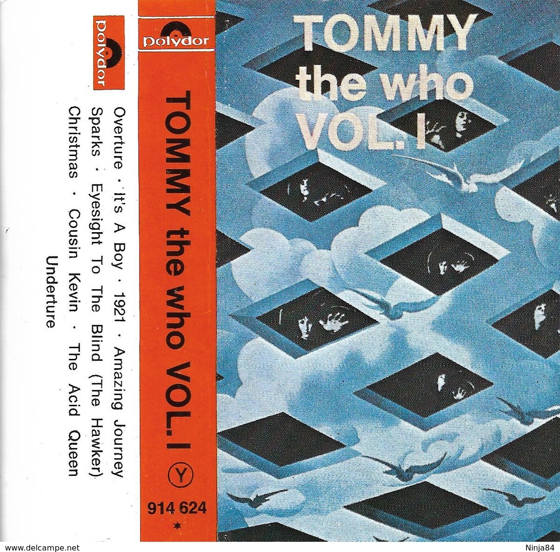 K7 AUDIO  The Who  "  Tommy Vol. 1 " - Cassettes Audio