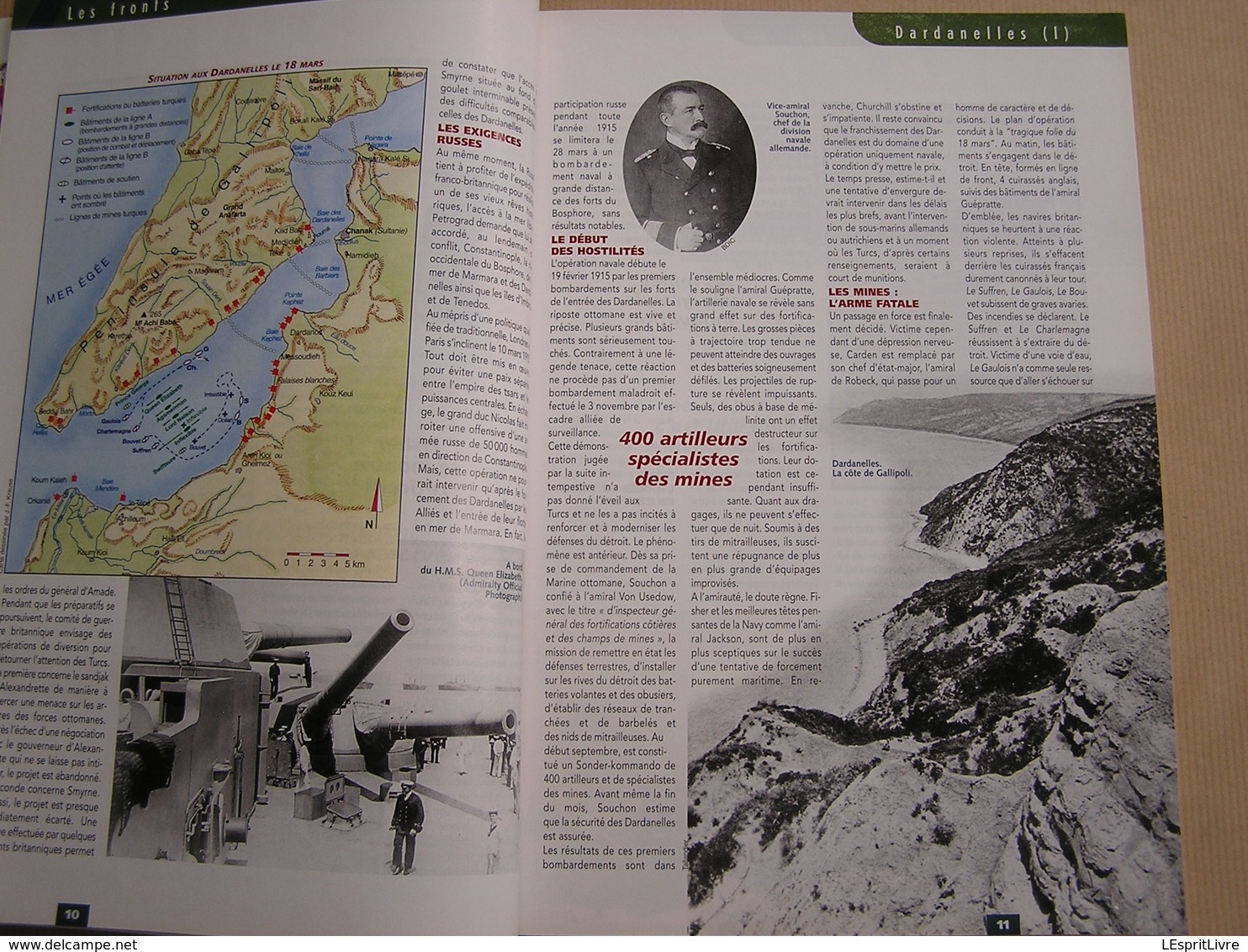 14 18 Le Magazine De La Grande Guerre N° 1 Dardanelles Chasseurs De Driant Renault Usine Artillerie Tranchée Crapouillot - Guerre 1914-18