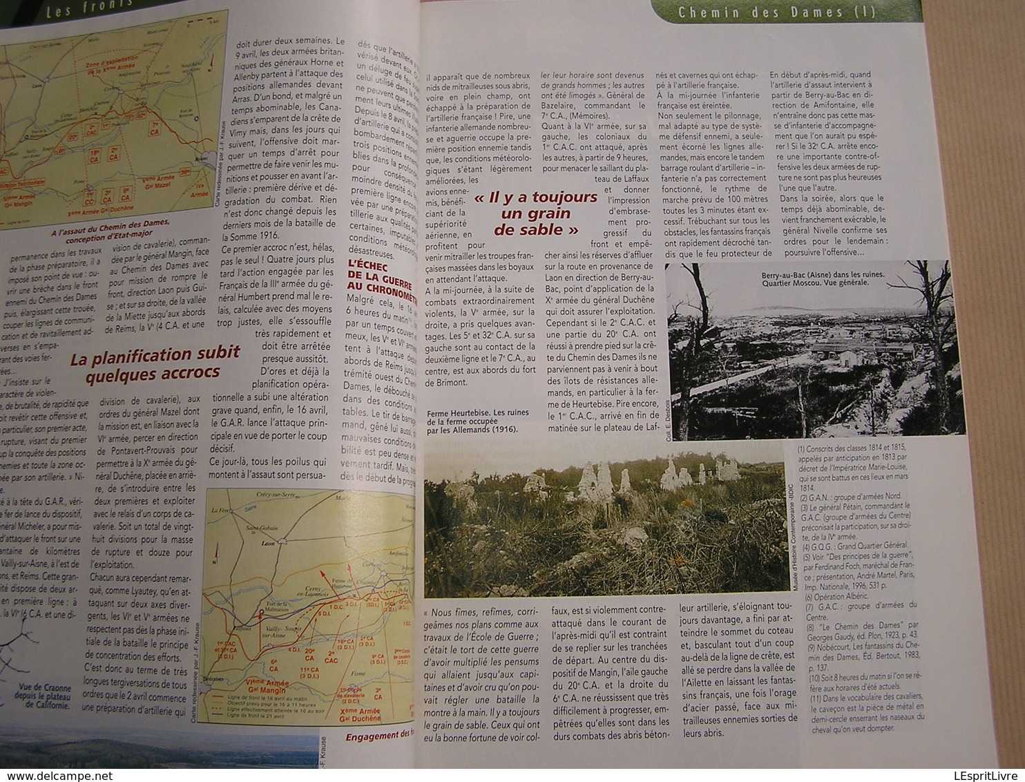 14 18 Le Magazine de la Grande Guerre N° 3 Chemin des Dames Crapouillot Drame de Faux Légion Polonais Artisanat Tranchée