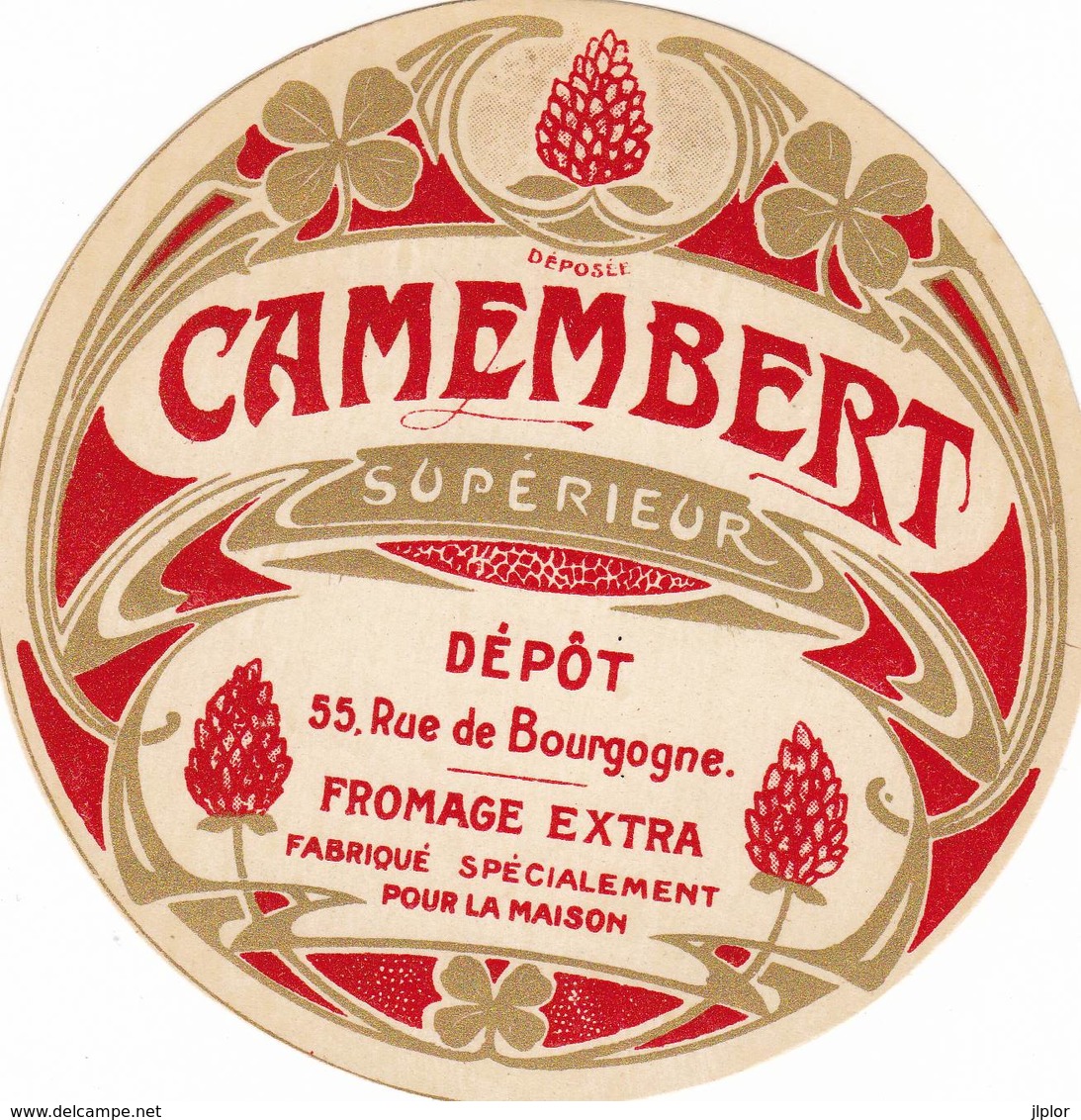ETIQUETTE FROMAGE - CAMEMBERT - - Fromage