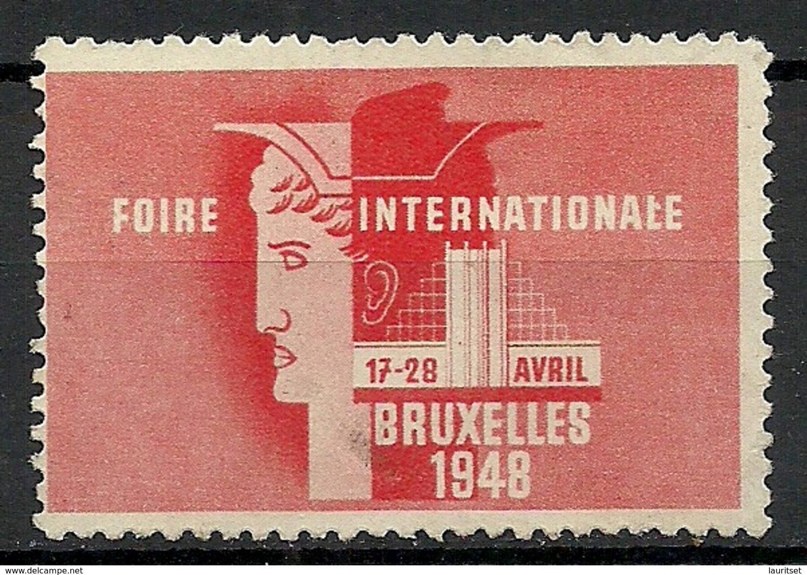Belgium 1948 Foire Internationale Bruxelles Messe Fair (*) - Erinnofilia [E]