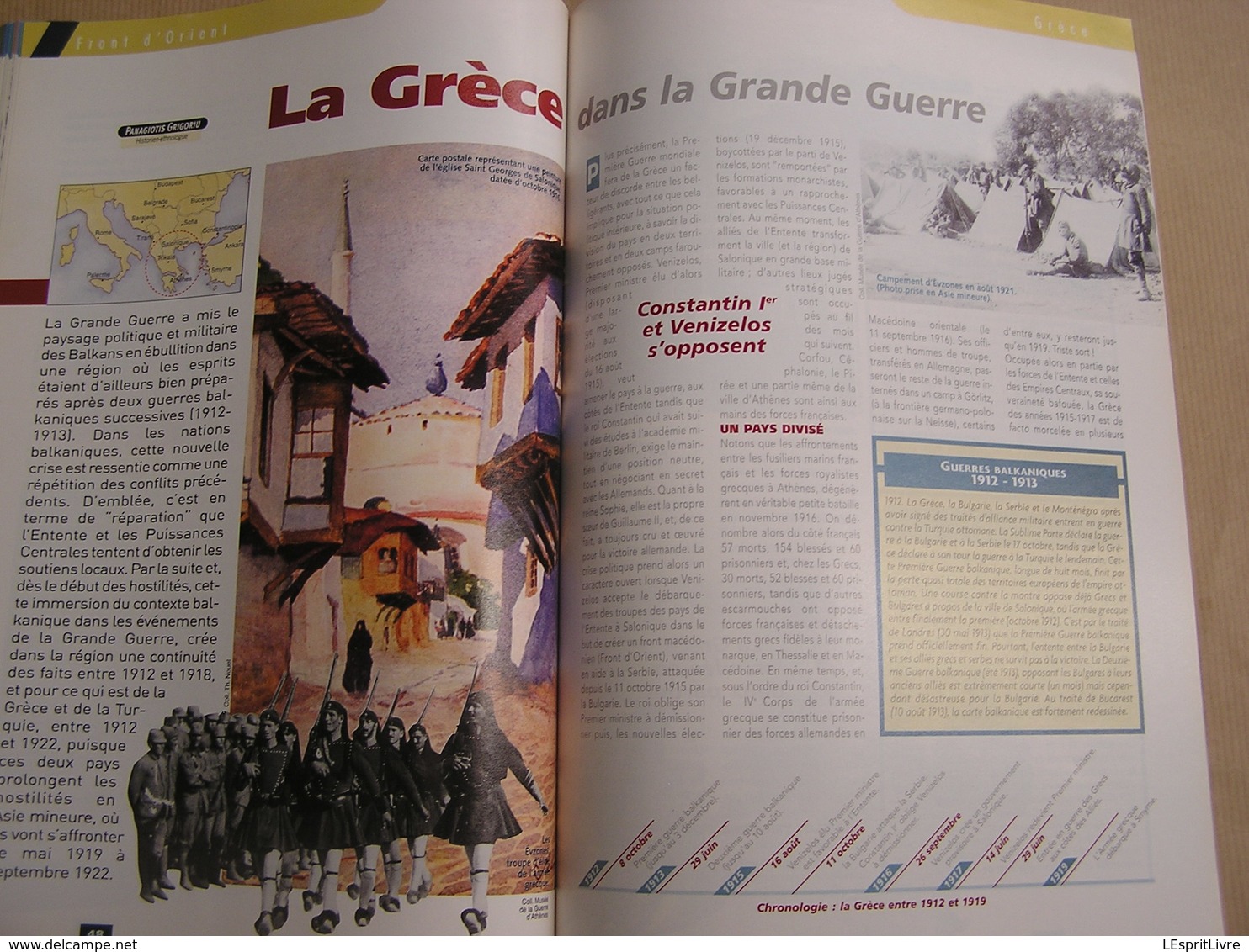 14 18 Le Magazine de la Grande Guerre N° 5 Chemin des Dames Lutisania Somme Chars Légion Etrangère Artisanat Tranchée