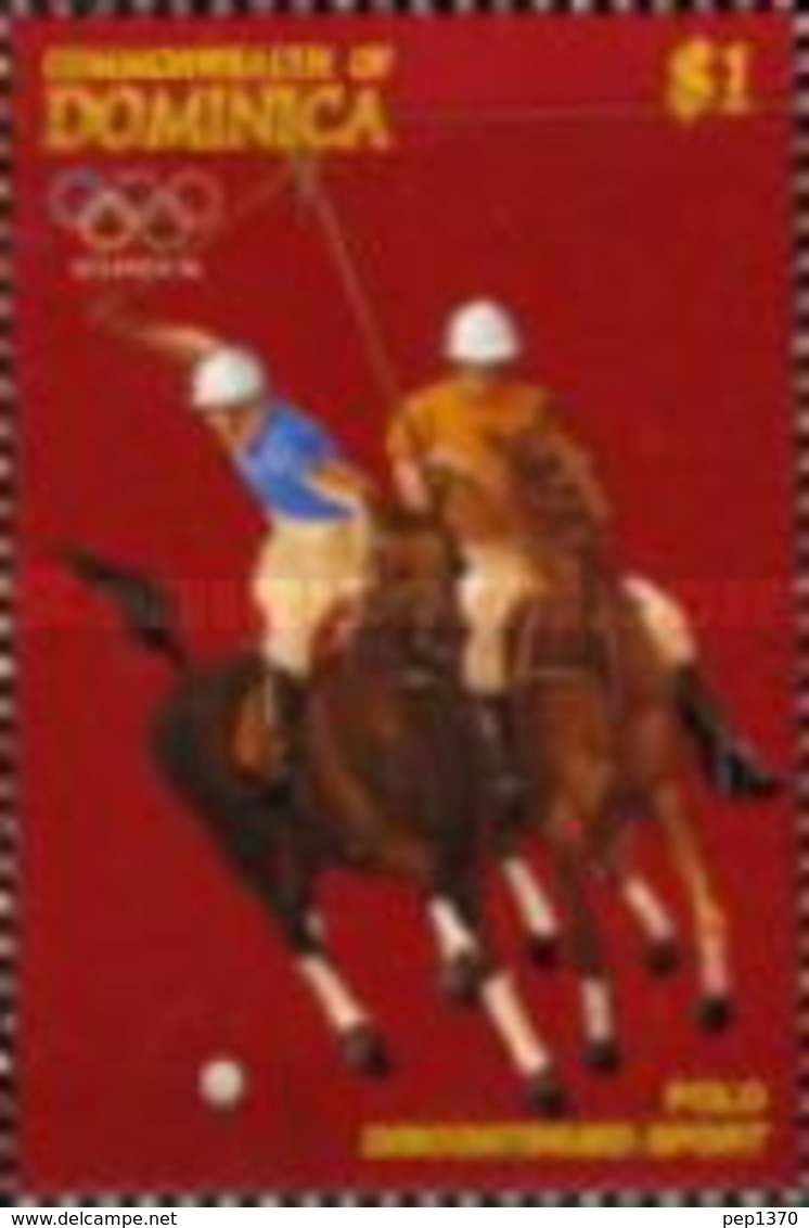 DOMINICA 1996 - CABALLOS - HORSES - CHEVAUX - POLO - - Dominique (1978-...)