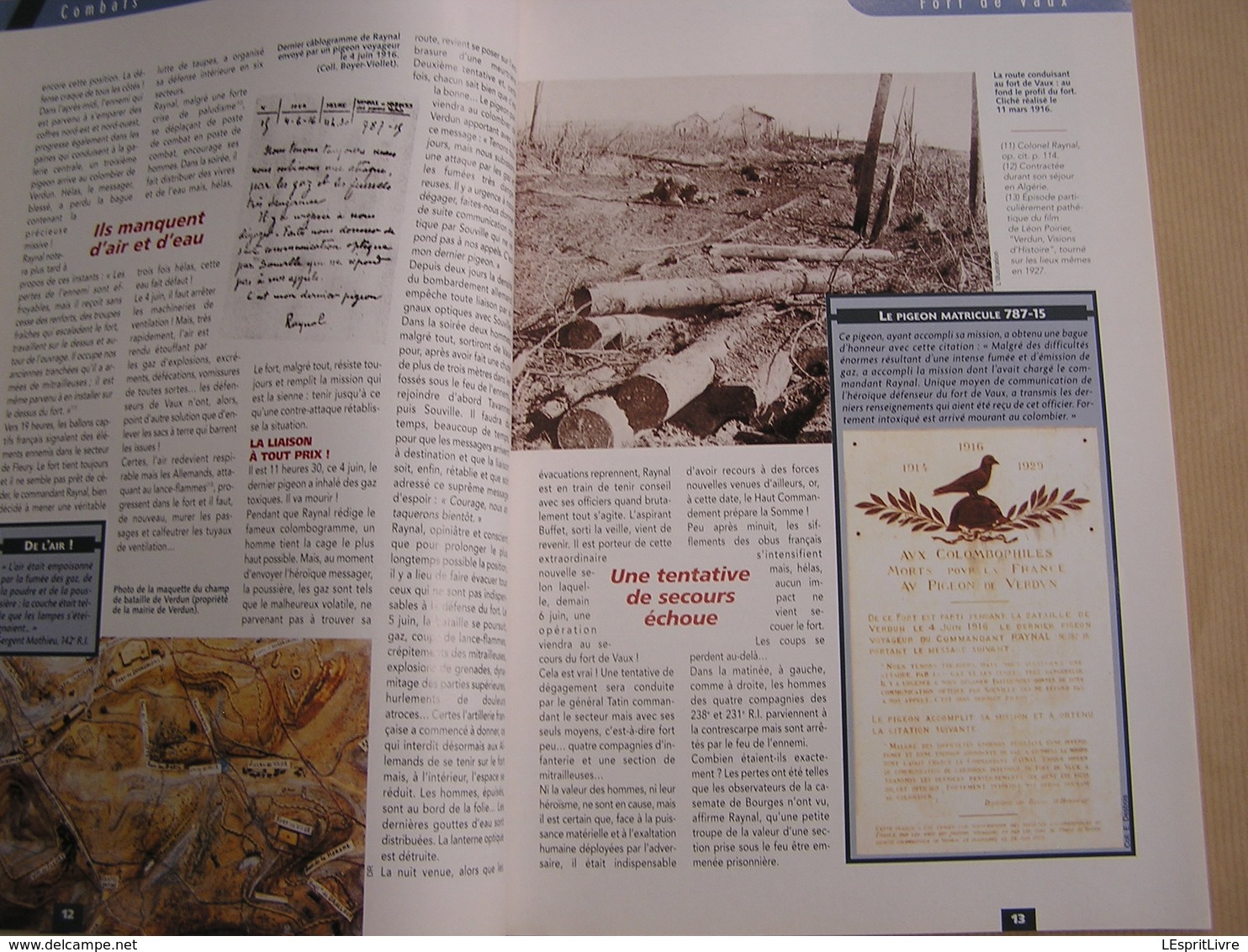 14 18 Le Magazine De La Grande Guerre N° 7 Fort De Vaux Occupation Meuse Bataille De La Marne Artisanat Tranchée Bois - Guerre 1914-18