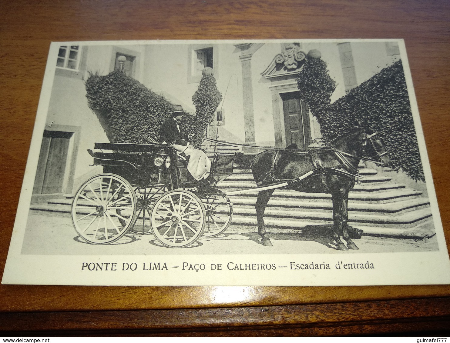 Postcard, Postal, "Paço Dos Calheiros-Escadaria Da Entrada" Ponte Do Lima - Viana Do Castelo