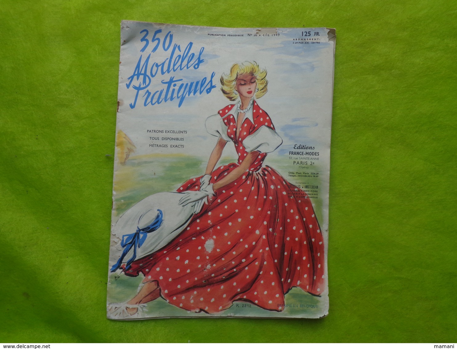 350 Modeles Pratiques N°36 (sous Reserve)de 1949 - Fashion