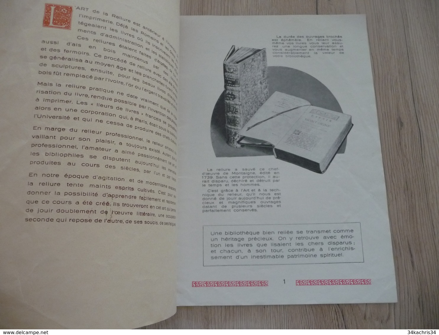 Reliure Chez Soi L'Art De Conserver Et D'embellir Les Livres 20 Pages Textes Et Photos Vers 1920/1930 - Knutselen / Techniek