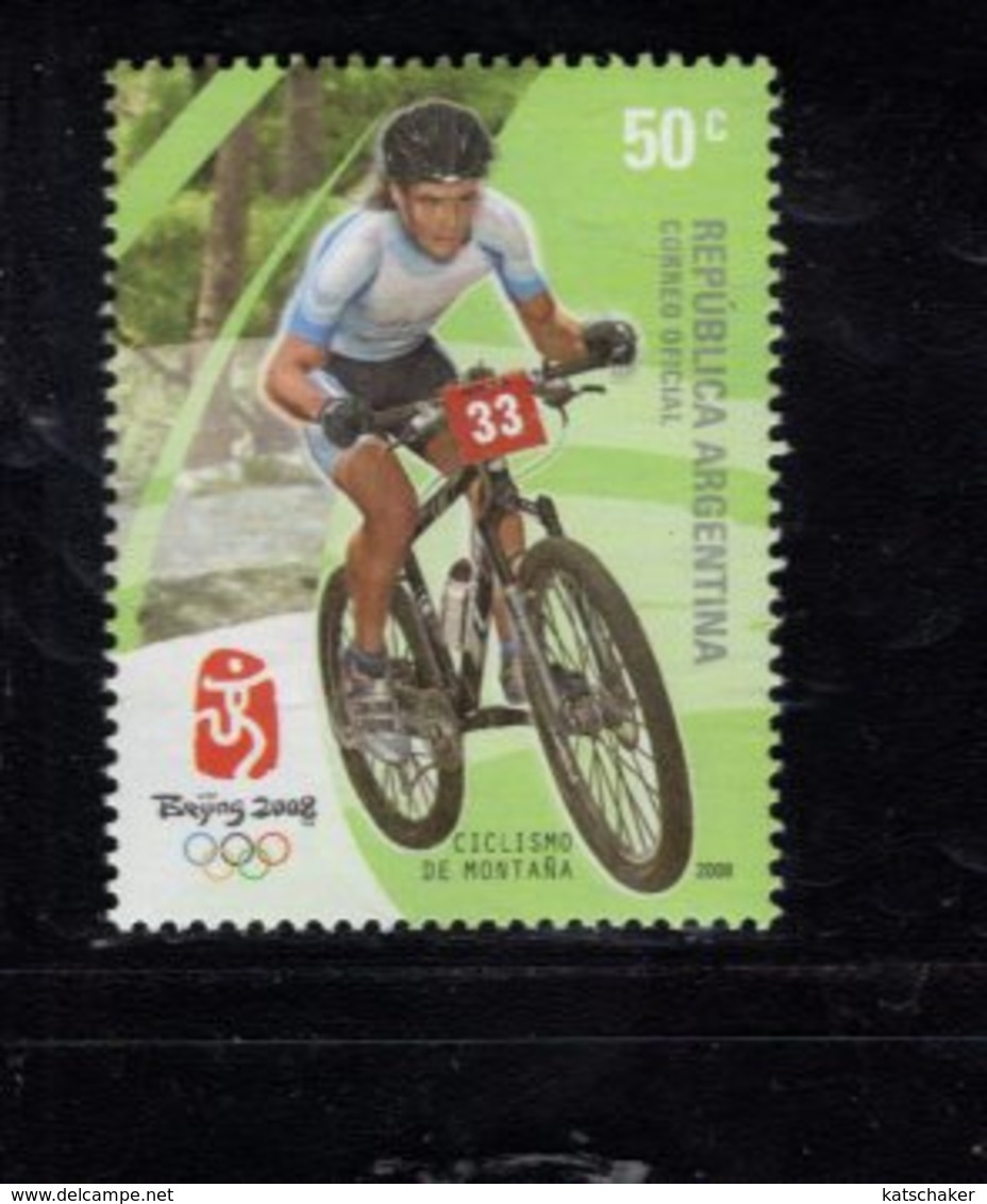 782411267 2008 SCOTT 2468 POSTFRIS  MINT NEVER HINGED EINWANDFREI  (XX) -  2008 SUMMER OLYMPICS MOUNTAIN  BIKING - Neufs