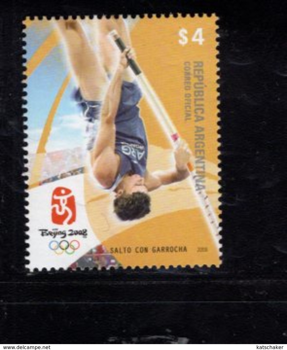 782411534 2008 SCOTT 2471 POSTFRIS  MINT NEVER HINGED EINWANDFREI  (XX) -  2008 SUMMER OLYMPICS POLE VAULT - Neufs