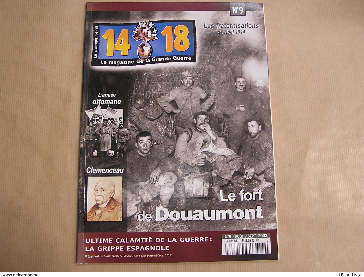 14 18 Le Magazine De La Grande Guerre N° 9 Douaumont Jutland Armée Ottomane Bezonvaux Grippe Noël Artisanat Os Tranchée - Guerre 1914-18