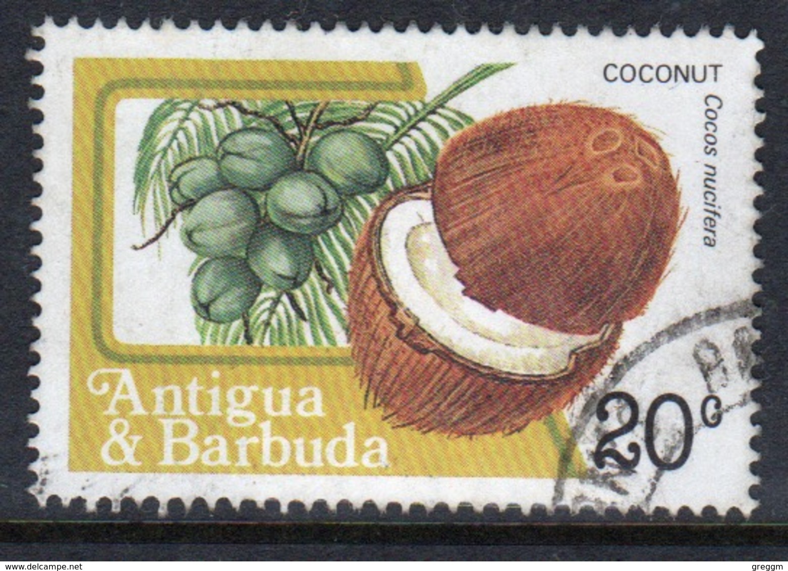 Antigua 1983 Single 20c Stamp From The Definitive Set. - Antigua And Barbuda (1981-...)