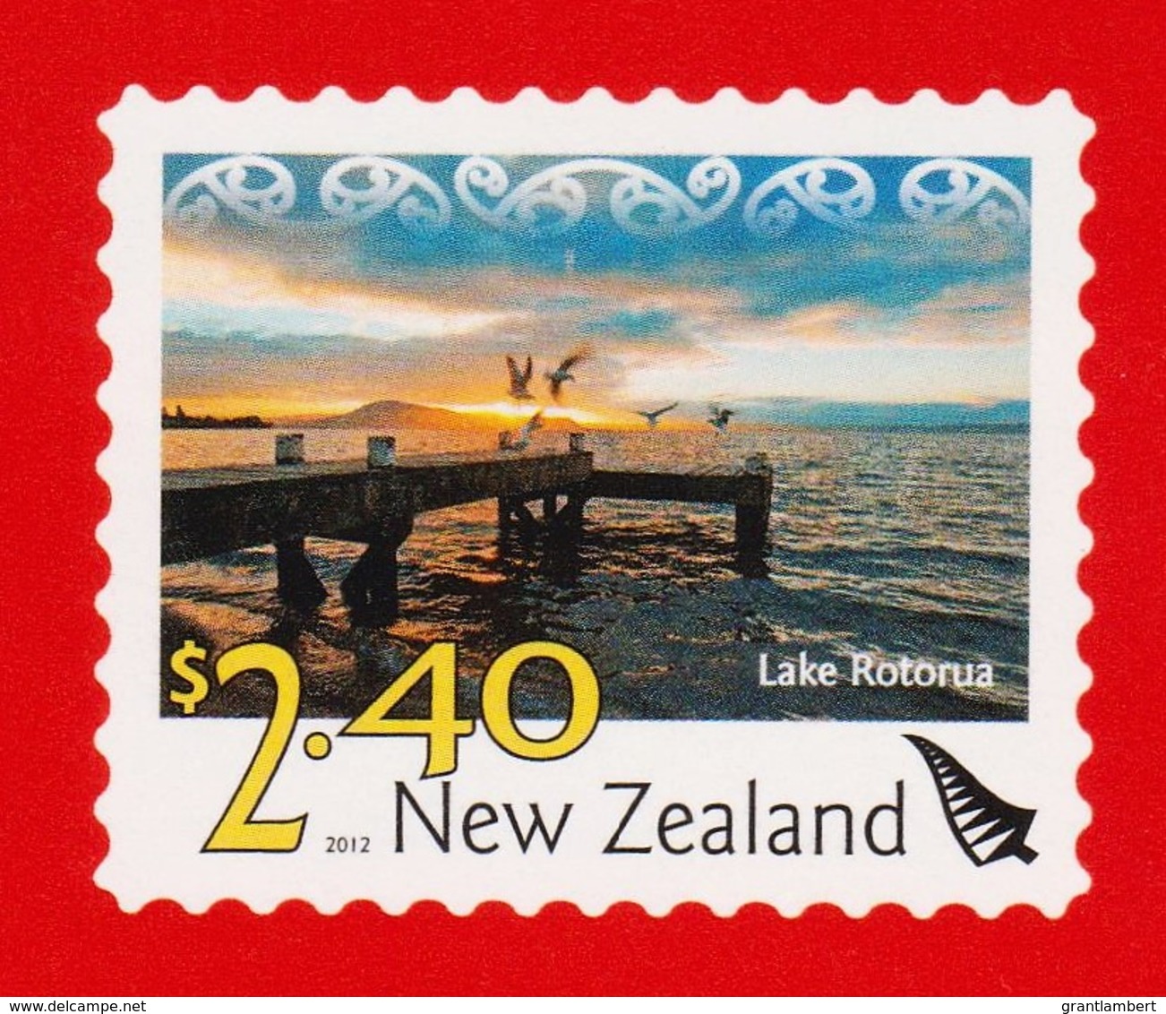 New Zealand 2012 Scenic $2.40 Lake Rotorua Mint Booklet - See Notes - Libretti