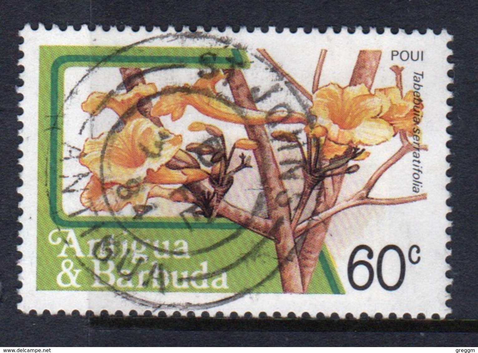 Antigua 1983 Single 60c Stamp From The Definitive Set. - Antigua And Barbuda (1981-...)