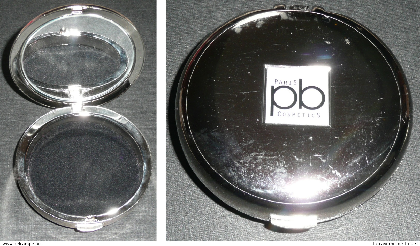 Rare Boite/miroir De Poche Ou De Sac à Main En Métal, PB Paco Rabanne Paris Cosmetics Cosmétiques - Accessories