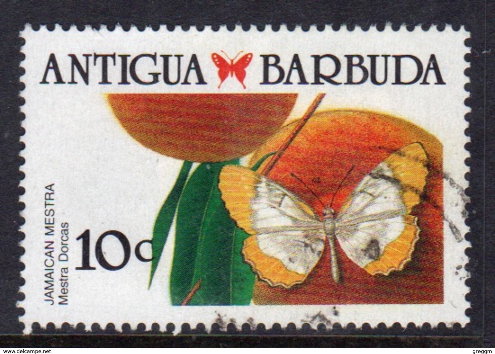 Antigua 1988 Single 10c Stamp From The Definitive Set. - Antigua And Barbuda (1981-...)