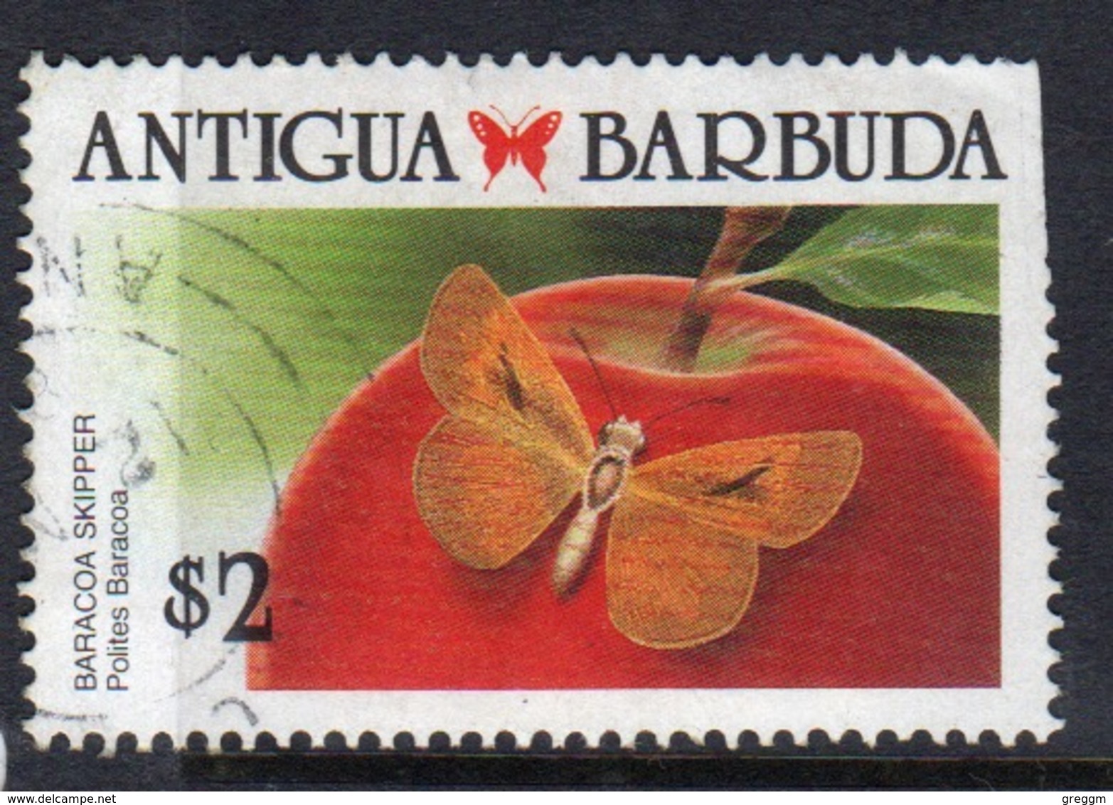 Antigua 1988 Single $2 Stamp From The Definitive Set. - Antigua And Barbuda (1981-...)