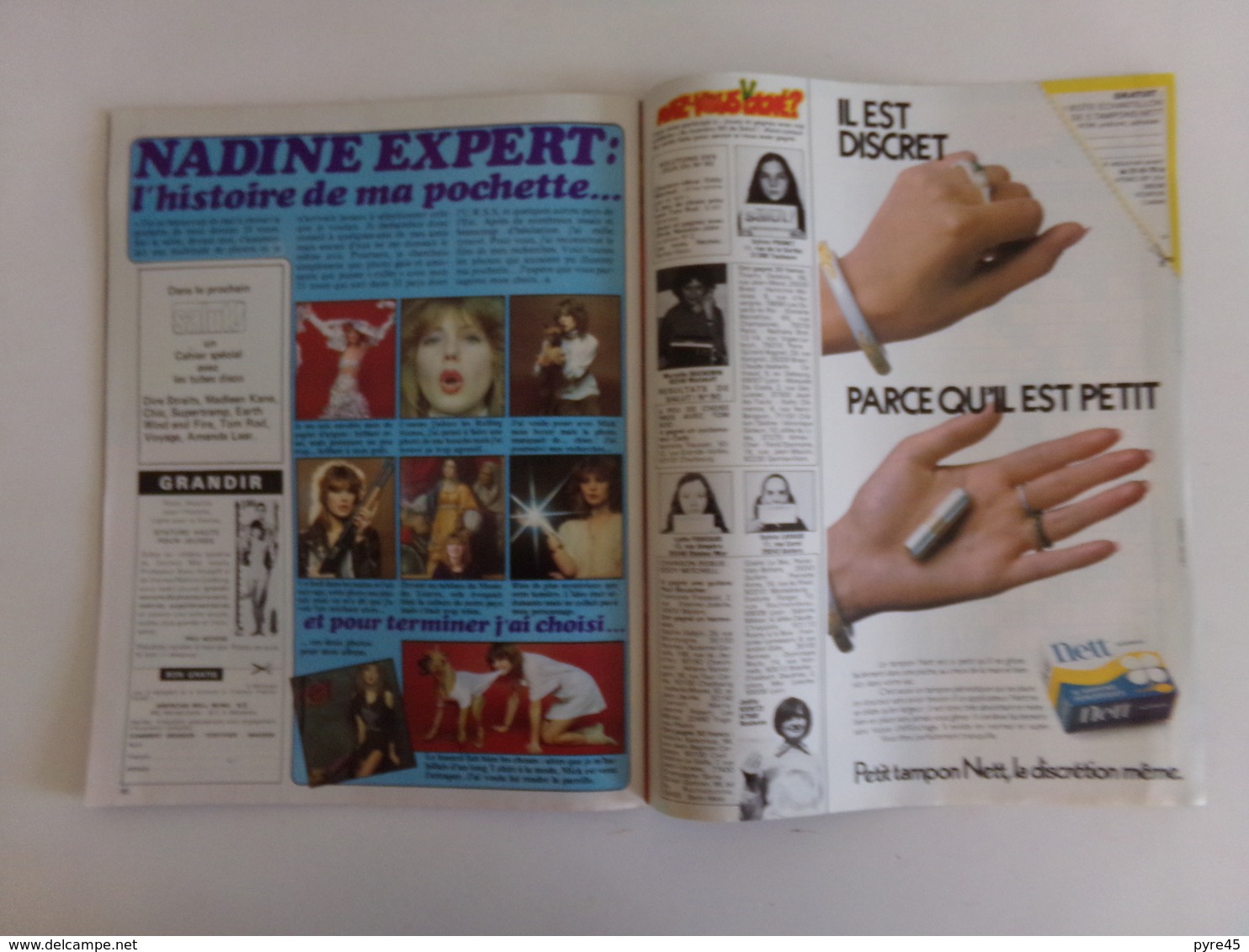 Revue " Salut " n° 92, 1979, Dire Straits, Rod Stewart, Il était une fois, Michel Delpech ...