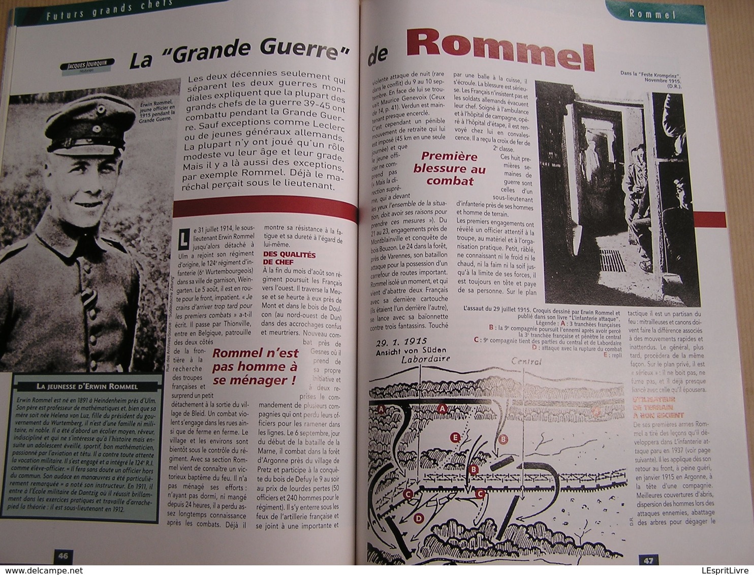 14 18 Le Magazine de la Grande Guerre N° 17 Eparges Fantassin Allemand Rommel 205 R I Paris Artisanat Tranchée Genevoix