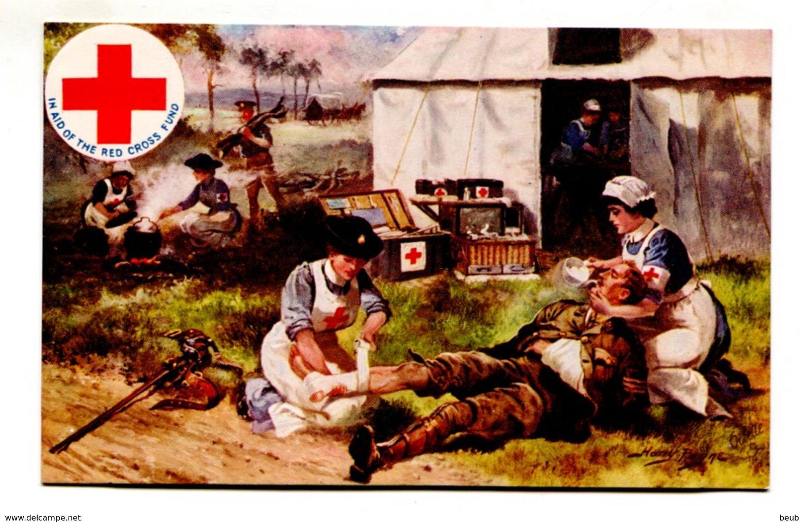 Tuck N° 8762 - Oilette - Red Cross Series - In Aid Of The Red Cross Fund - Croix Rouge - Croix-Rouge
