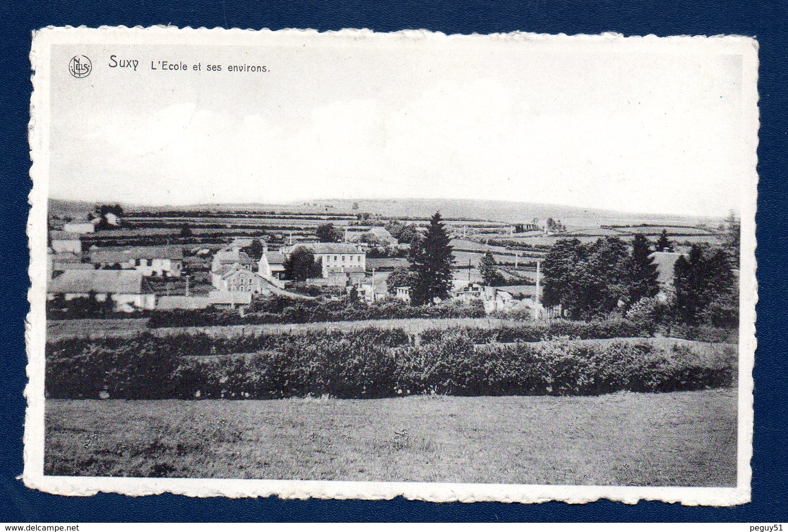 Suxy (Chiny). L'école Et Ses Environs. 1952 - Chiny