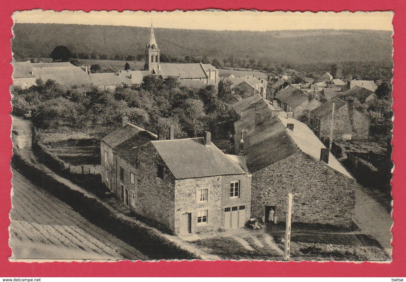 Le Mesnil - Le Village Vu Du Parapet Du Château D'Eau  - 1953 ( Voir Verso ) - Viroinval