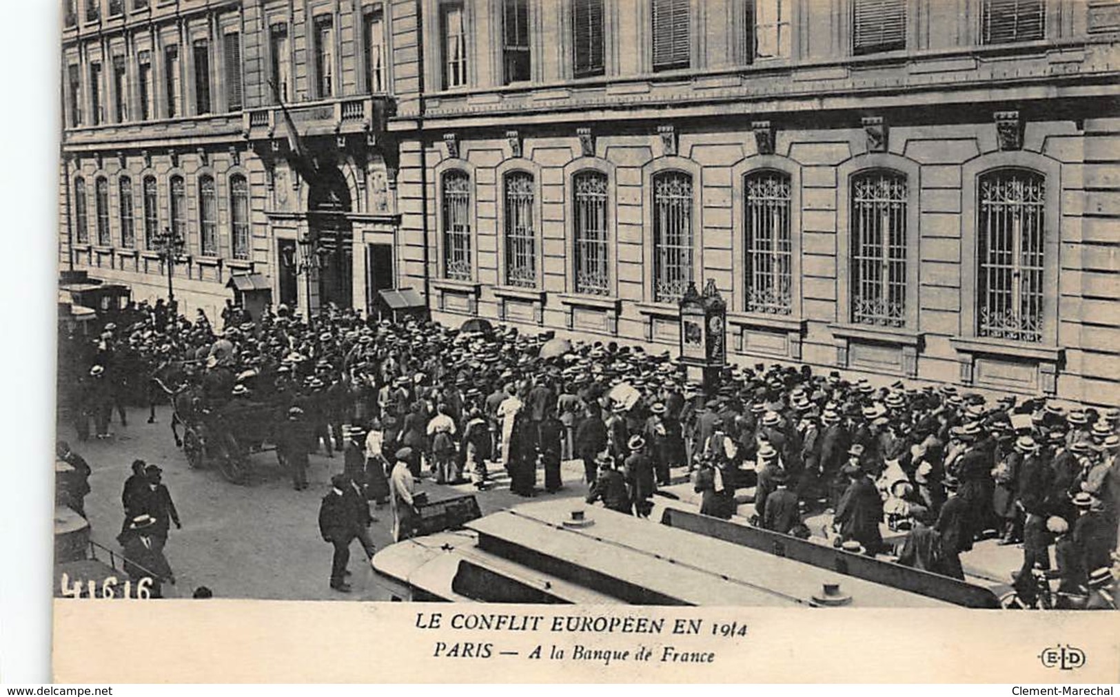 BANQUE DE FRANCE - PARIS : Le Conflit Européen En 1914 - Tres Bon Etat - Banks