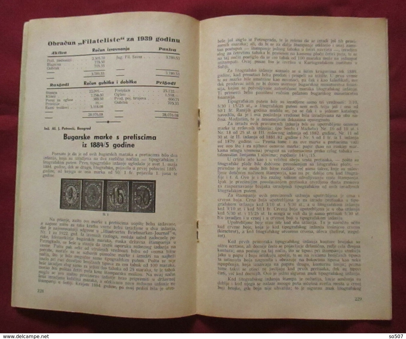 Philatelist Bulletin Kingdom Yugoslavia 1940.No 11 Yugoslav Philatelic Society - Slav Languages