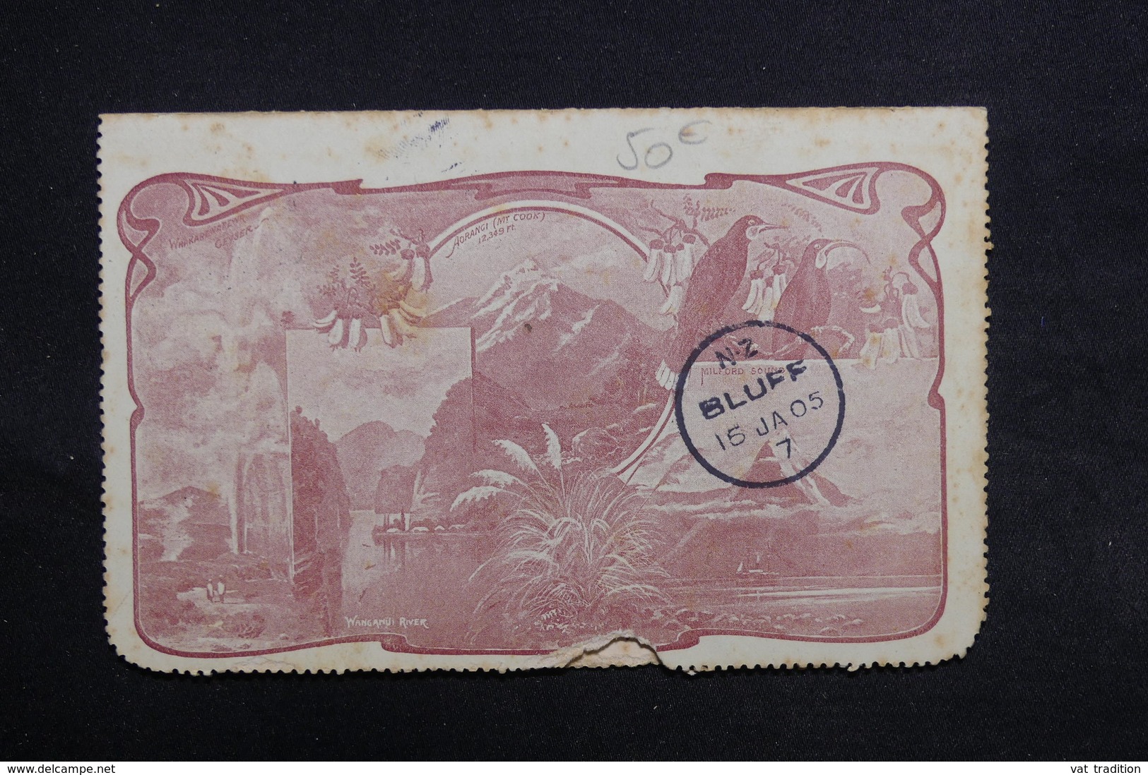 NOUVELLE ZÉLANDE - Entier Postal ( Carte Lettre ) De Dunedin Pour L 'Allemagne En 1905 - L 31737 - Covers & Documents