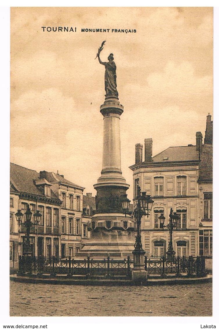 CPA : Tournai - Monument Français - Tournai