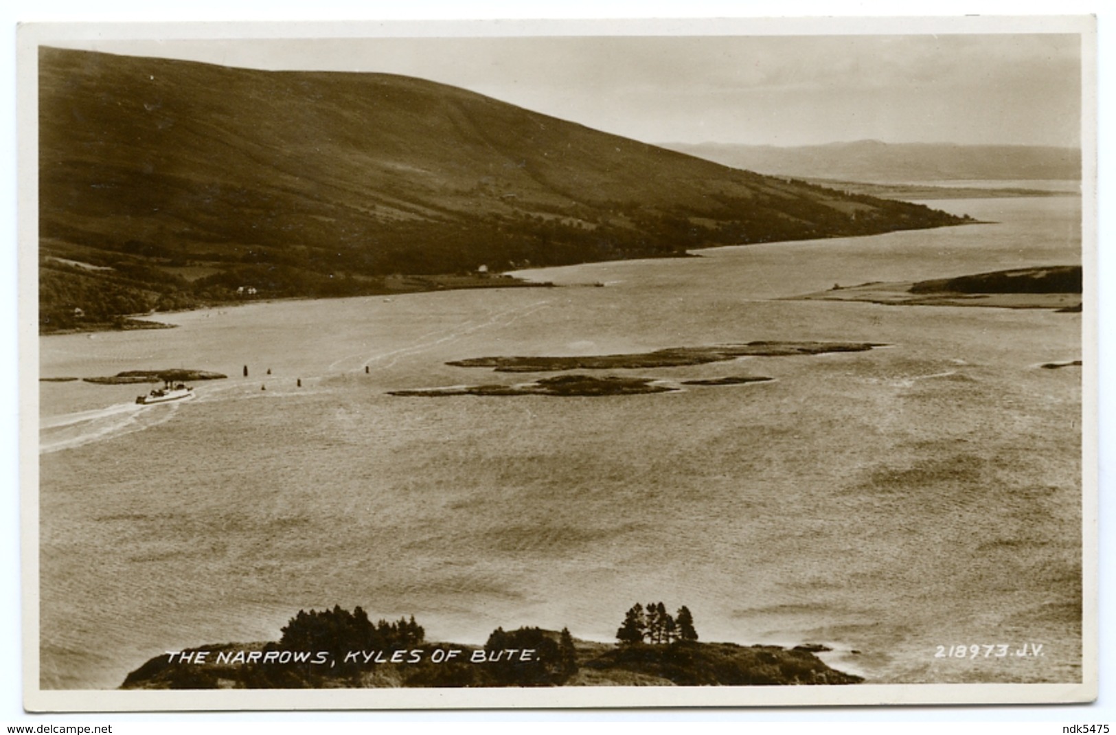 KYLES OF BUTE : THE NARROWS / ADDRESS - EDINBURGH, LIBERTON, LITTLE ROAD - Bute