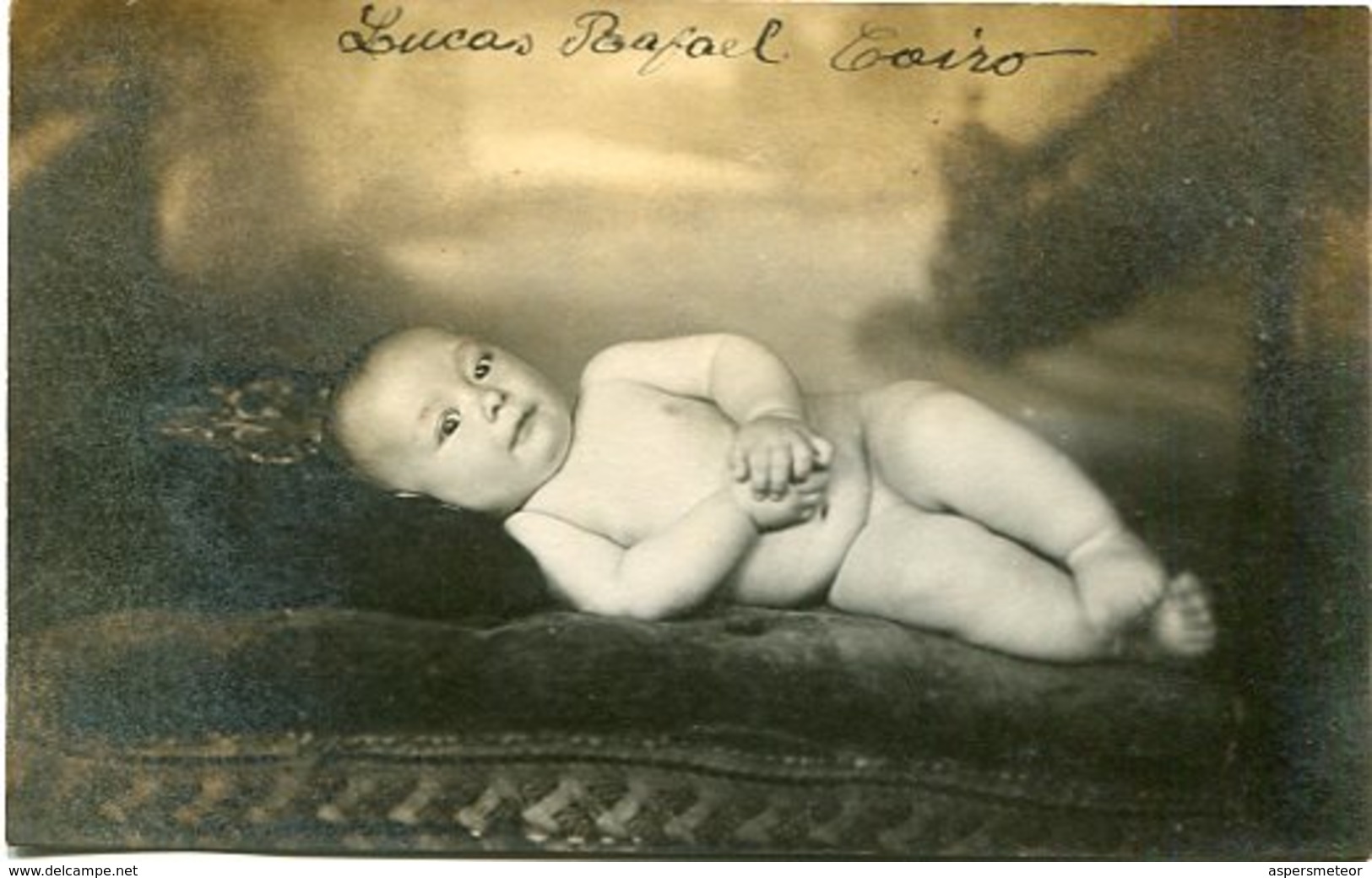 NUDE BABY - BEBE DESNUDO - BÉBÉ NU - NAKED. POSTAL CPA YEAR 1920 WRITTED - LILHU - Retratos