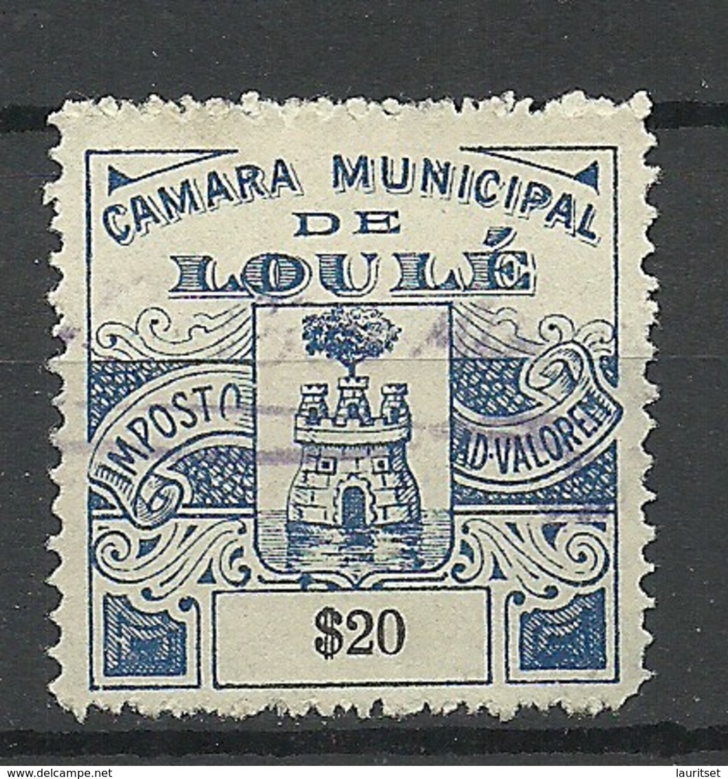 PORTUGAL LOULE Local City Post Camara Municipal Imposta Ad Valorem Tax Revenue O - Oblitérés