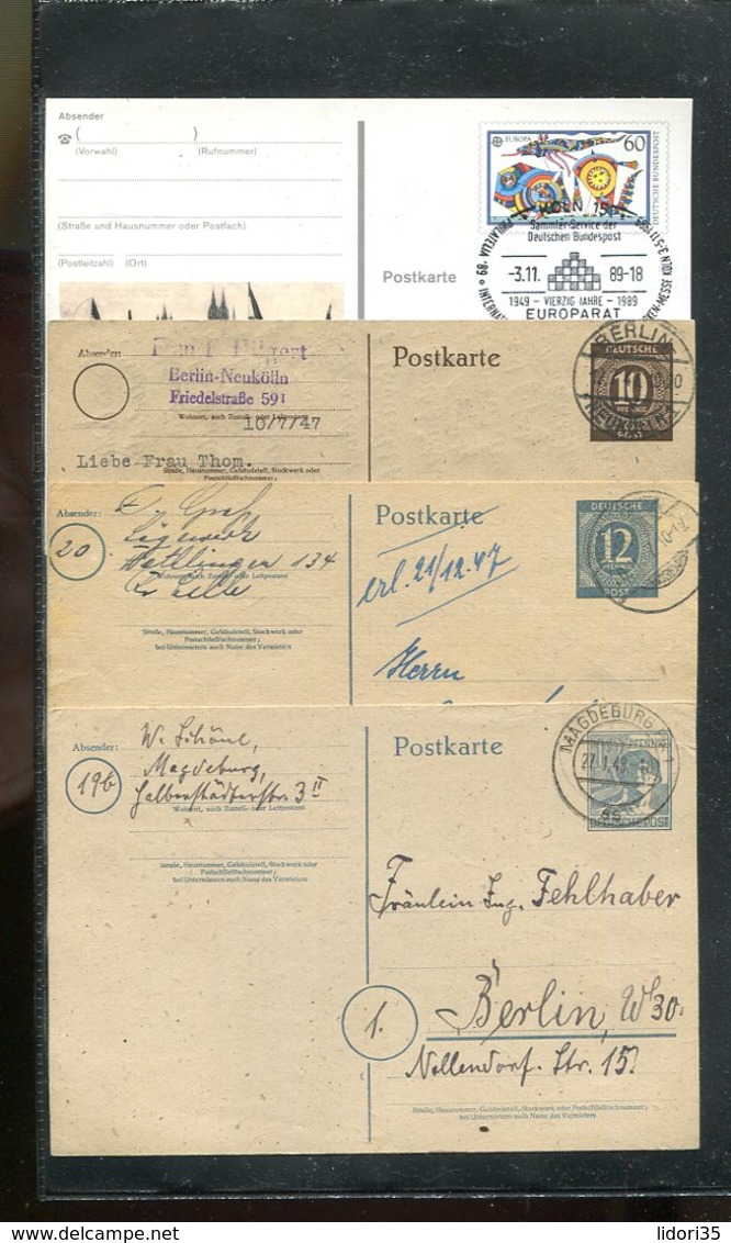 Deutschland / Int. Posten Mit Rd. 120 Postkarten Ab Deutsches Reich O (17399-350) - Vrac (max 999 Timbres)