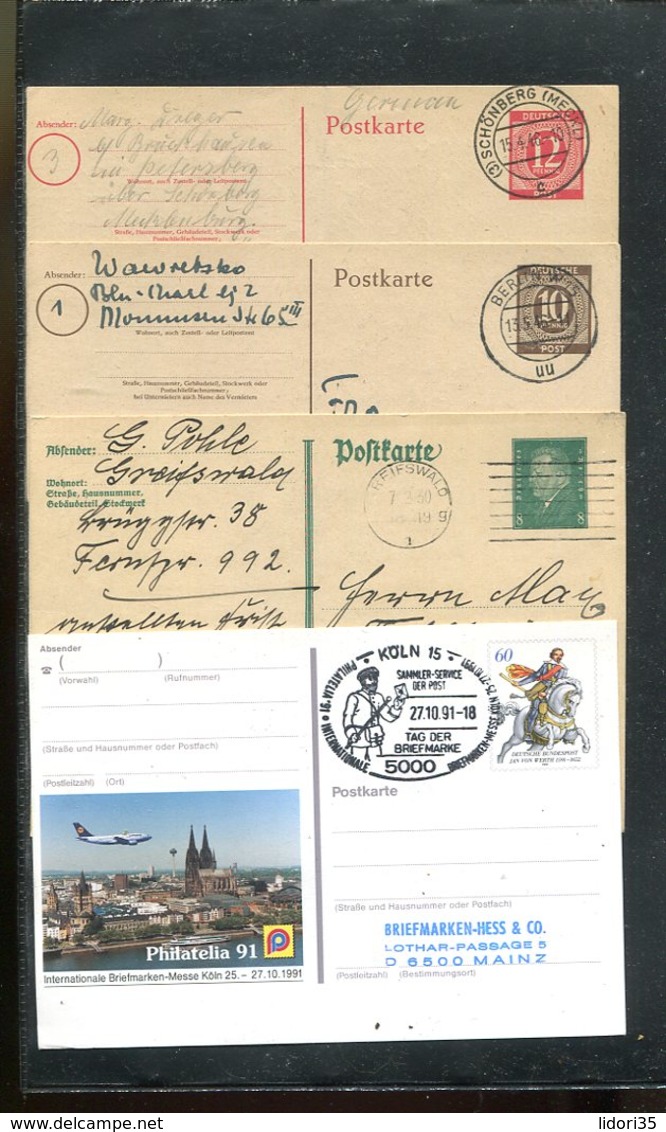 Deutschland / int. Posten mit rd. 120 Postkarten ab Deutsches Reich o (17399-350)