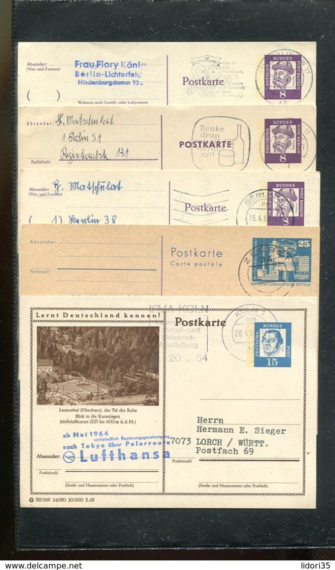 Deutschland / int. Posten mit rd. 120 Postkarten ab Deutsches Reich o (17399-350)