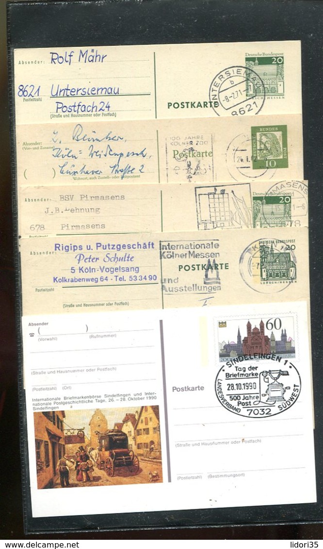 Deutschland / int. Posten mit rd. 120 Postkarten ab Deutsches Reich o (17399-350)